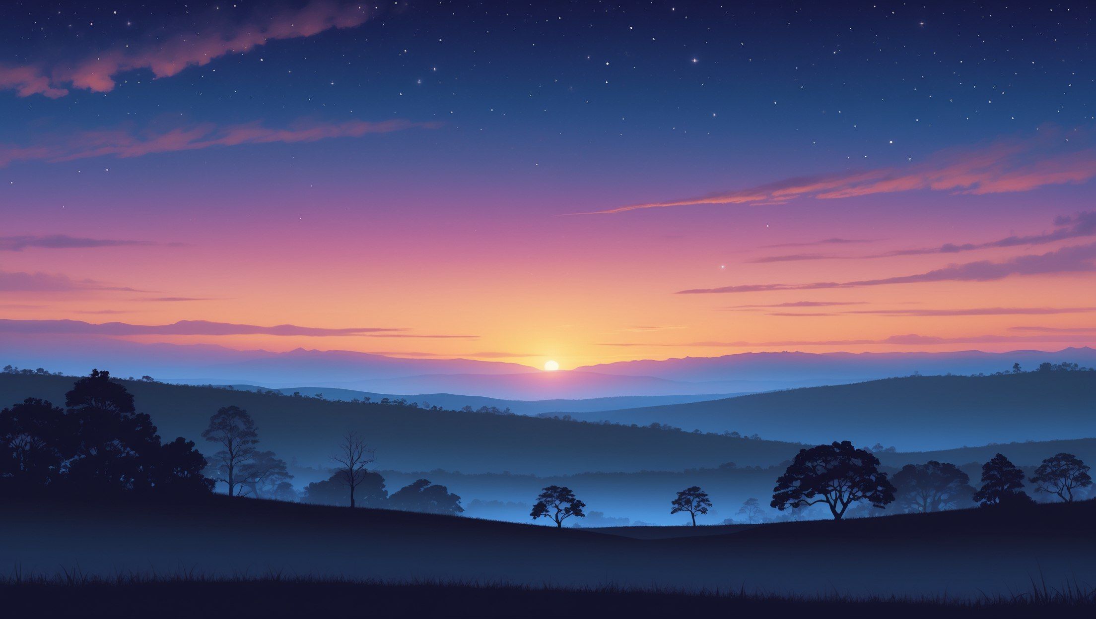Hvor lenge etter solnedgang blir det mørkt?